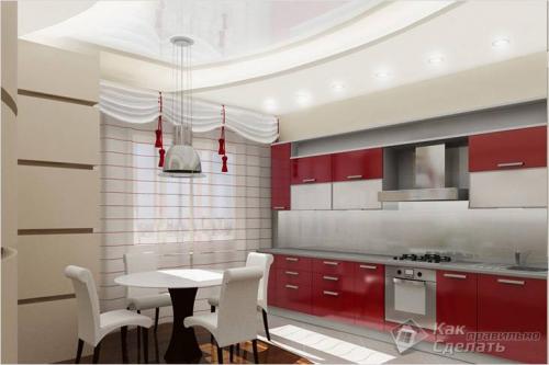 Какой сделать потолок на кухне. Разновидности реечных потолков для оформления кухни 03 Какой сделать потолок на кухне. Разновидности реечных потолков для оформления кухни 03