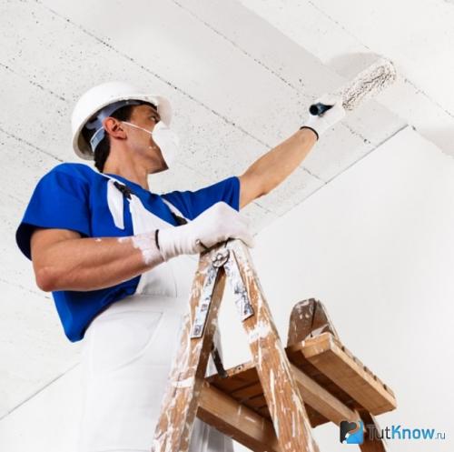 Бетонный потолок в интерьере – нюансы 12