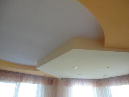 Фигурный потолок из гипсокартона своими руками. Как сделать фигурный потолок из гипсокартона