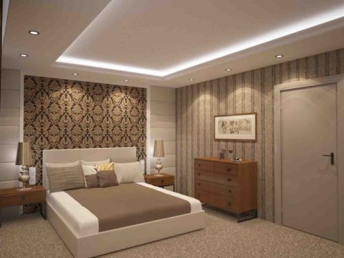 Дизайн натяжных потолков в спальне. Натяжной потолок в спальне — 155 лучший фото идей