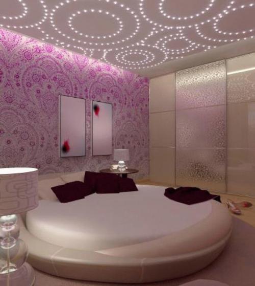 Дизайн натяжных потолков в спальне. Натяжной потолок в спальне — 155 лучший фото идей