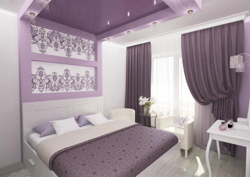 Дизайн натяжных потолков в спальне. Натяжной потолок в спальне — 155 лучший фото идей