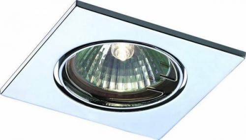 Установка квадратных светильников в натяжной потолок