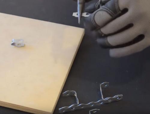 Установка led светильников в натяжной потолок. Изготовление закладной для светильника