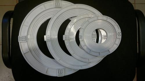 Установка led светильников в натяжной потолок. Изготовление закладной для светильника