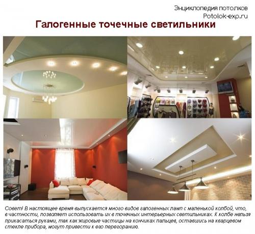 Светодиодные лампы для натяжного потолка. Выбор ламп для помещений с натяжными потолками
