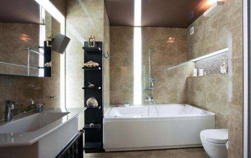 Точечное освещение в ванной. Правильное освещение в ванной комнате, лучшие идеи, более 30 фото