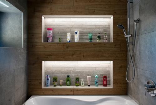 Точечное освещение в ванной. Правильное освещение в ванной комнате, лучшие идеи, более 30 фото