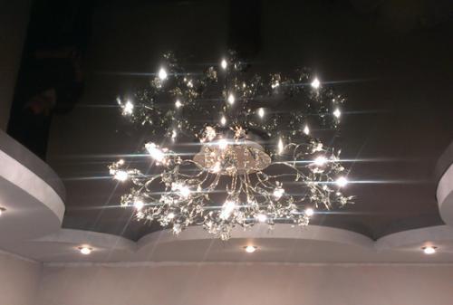 Какие точечные светильники лучше для натяжных потолков. №2. Какие светильники для натяжного потолка бывают?