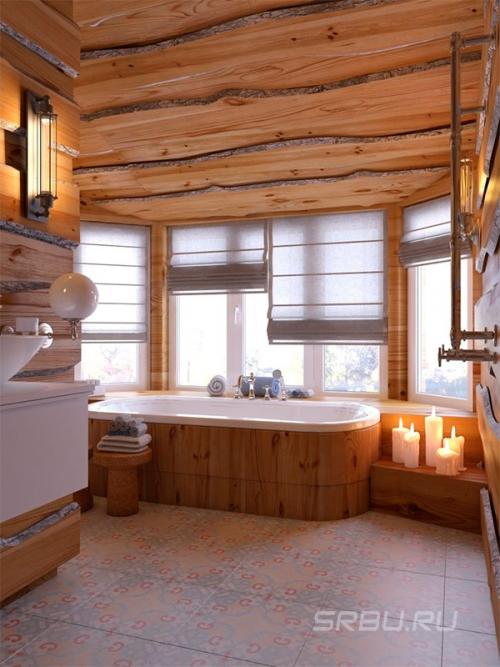 Потолок в деревянном доме. Особенности 24