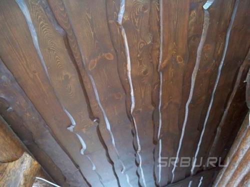 Потолок в деревянном доме. Особенности 25