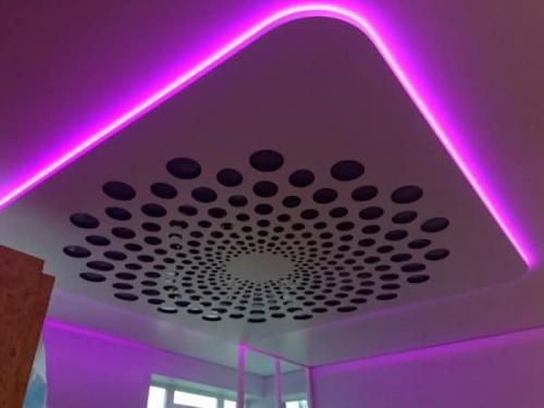 Парящий натяжной потолок. Что это такое