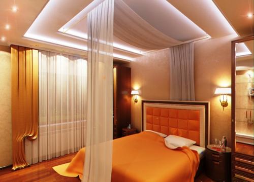 Парящий профиль с рассеивателем. Устройство и особенности парящих потолков