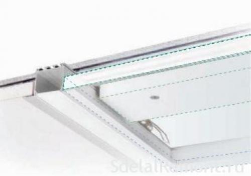 Световые линии на потолке своими руками. Монтаж световых полос в потолок без профиля-держателя