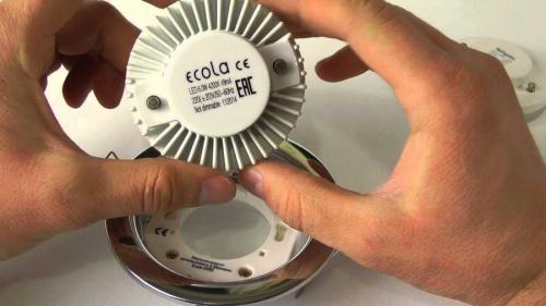 Фото точечных светильников для натяжных потолков. Монтаж точечных светильников