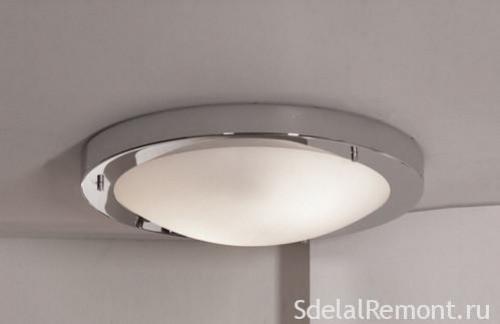 Освещение в ванной комнате с натяжным потолком. Разновидности освещения в ванной