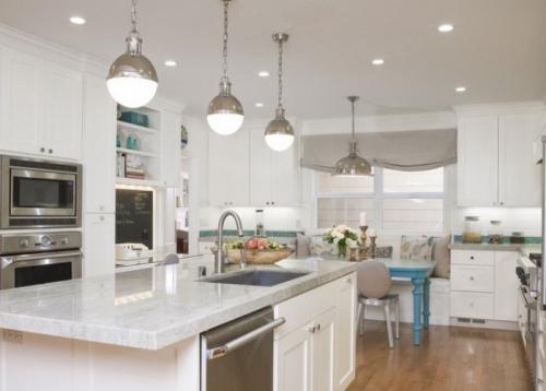 Освещение натяжного потолка на кухне. Натяжной потолок: дизайн освещения в кухонном помещении