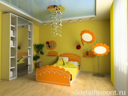 Освещение комнаты с натяжным потолком. Варианты освещения для разных комнат