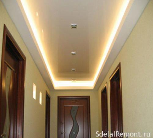 Освещение комнаты с натяжным потолком. Варианты освещения для разных комнат