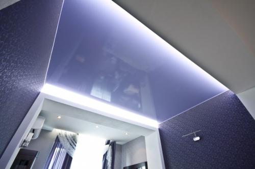 Подсветка натяжного потолка своими руками. Способы обустройства натяжного потолка с подсветкой