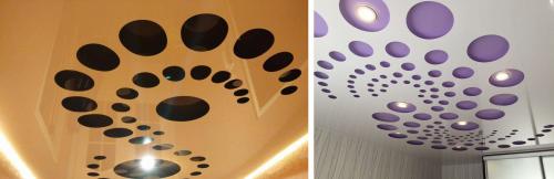 Современный дизайн натяжный потолков. Плюсы и минусы натяжных потолков 06