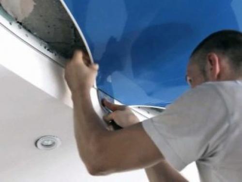 Шпатель для натяжного потолка своими руками. Виды