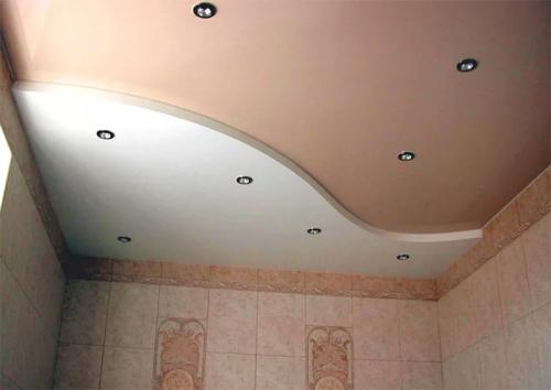 Потолок в ванной из гипсокартона. Как самому сделать потолок из гипсокартона в ванной комнате