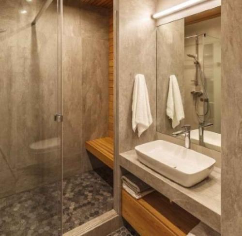 Ремонт в ванной дешево и красиво. Бюджетный ремонт ванной комнаты 14