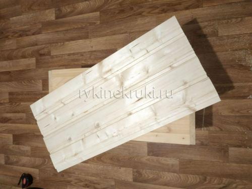 Деревянный фартук на кухне. Кухонный фартук из дерева своими руками