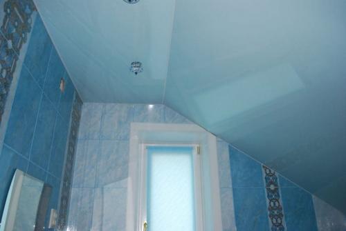 Какой потолок лучше сделать в ванной матовый или глянцевый. Какой выбрать натяжной потолок в ванной: рассмотрим матовый и глянцевый