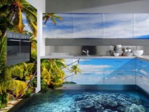 Из чего лучше сделать фартук на кухню. ТОП-20 материалов для замены фартука кухни | ФОТО, плюсы и минусы способов 32