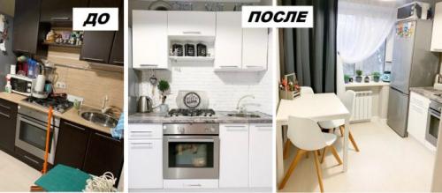 Отделка кухни своими руками. Как сделать красивый и недорогой ремонт на кухне? 23