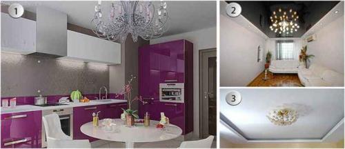 Выбирайте люстру ДО монтажа натяжного потолка. Как подобрать светильники и люстру для натяжного потолка?