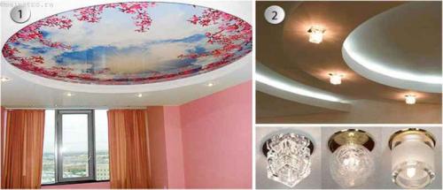 Выбирайте люстру ДО монтажа натяжного потолка. Как подобрать светильники и люстру для натяжного потолка?