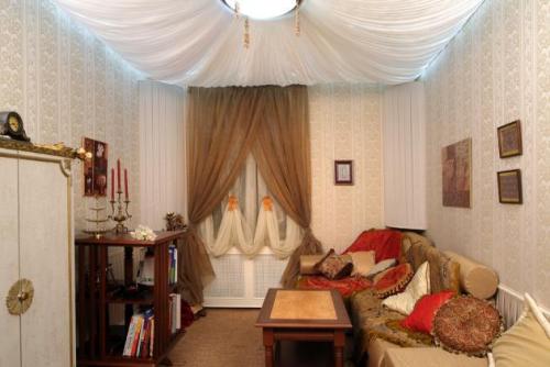 Потолок из ткани своими руками. Варианты драпировок
