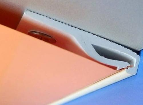 Системы крепления натяжных потолков. Виды крепления натяжных потолков 05