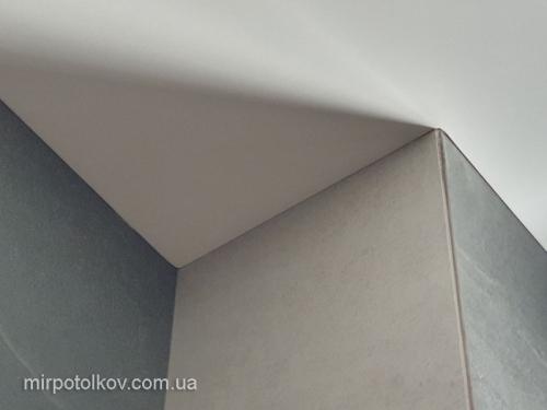 Натяжной потолок без кромки. Натяжные потолки без заглушки