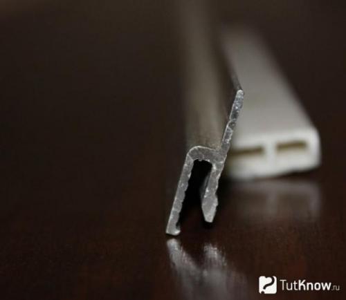 Виды багетов для натяжных потолков. Виды профиля 09