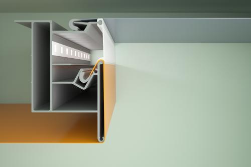 Гарпунная система крепления натяжных потолков: плюсы и минусы 09 Гарпунная система крепления натяжных потолков: плюсы и минусы 09