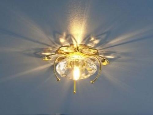 Добавляем светильники в натяжной потолок. Особенности монтажа осветительных приборов в натяжной потолок 19