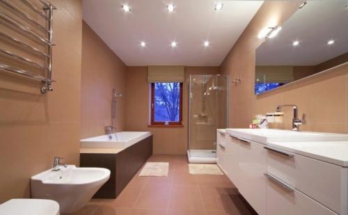 Как установить точечные светильники в натяжной потолок. Закладные платформы 31