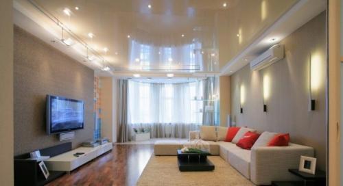 Как установить точечные светильники в натяжной потолок. Закладные платформы 09