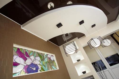 Потолки уровневые. Двухуровневые натяжные потолки (100 фото)