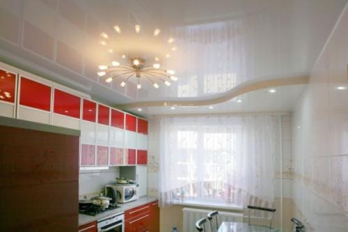 Как повесить люстру икеа на натяжной потолок. Немного про натяжной потолок