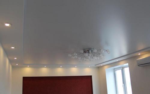 Сатиновый потолок натяжной. Сатиновый натяжной потолок и что это? 08