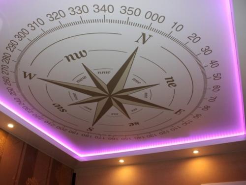 Парящий потолок отступ от стены. Парящий потолок