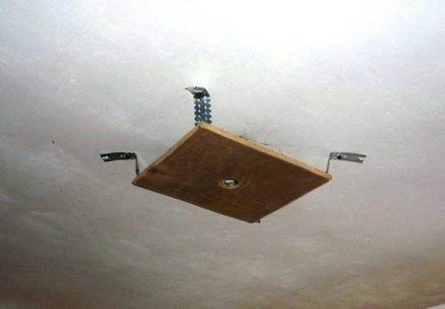 Закладные под натяжной потолок под светильники. Виды закладных для светильников в натяжной потолок