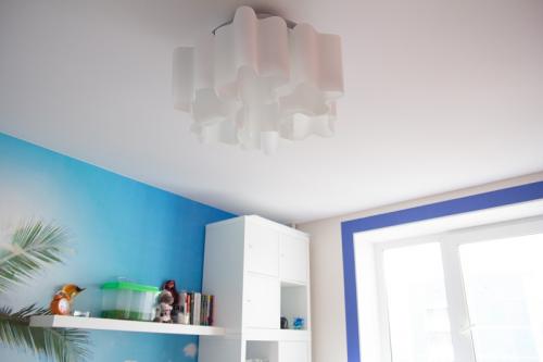 Ширина натяжного потолка без шва