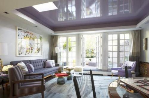 Двухуровневый натяжной потолок с подсветкой. Двухуровневые натяжные потолки (100 фото)