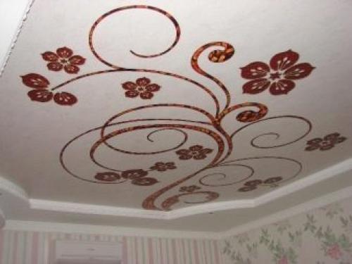 Натяжные потолки с рисунком. Плюсы и минусы натяжных потолков с рисунком 03